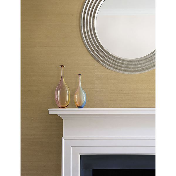 chika-beige-sisal-grasscloth-wallpaper-york-wallcoverings-53-65405 - York Wallcoverings Wallpaper