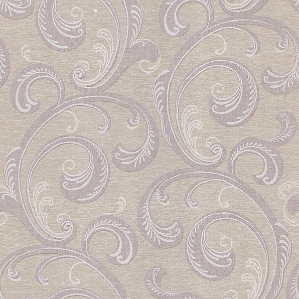 nijah-mauve-scroll-wallpaper-york-wallcoverings-62-65887 - York Wallcoverings Wallpaper