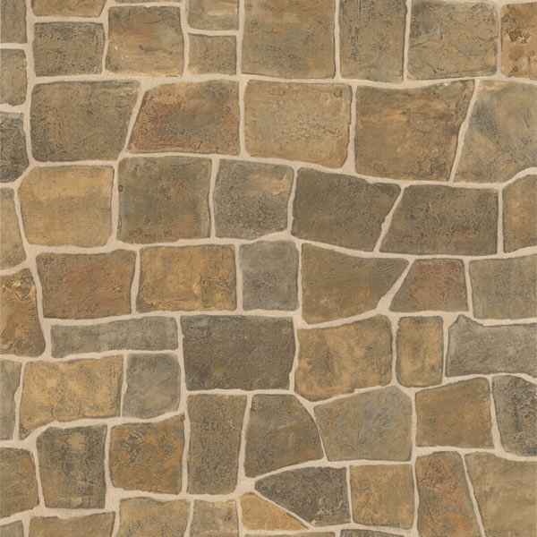 Flagstone Taupe Slate Path Wallpaper - York Wallcoverings - 414-44151 - York Wallcoverings Wallpaper