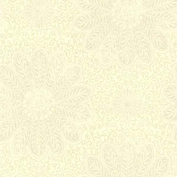 Tribe Sage Modern Floral Scroll Wallpaper - York Wallcoverings - 301-66951 - York Wallcoverings Wallpaper