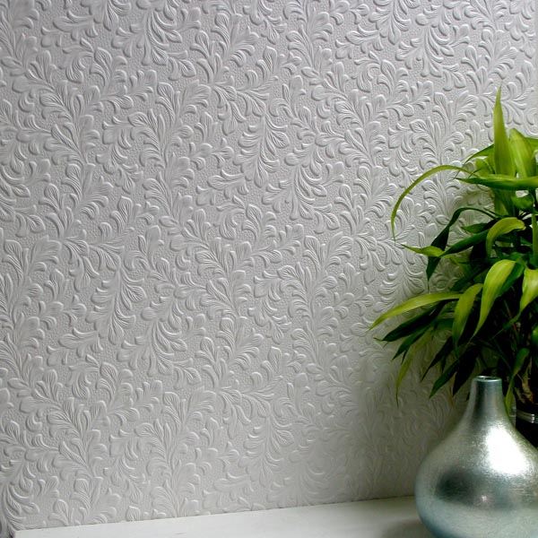 wilton-white-paintable-anaglypta-original-wallpaper-york-wallcoverings-437-rd314 - York Wallcoverings Papel pintado