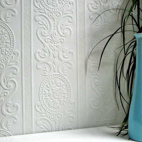 ada-white-paintable-textured-vinyl-wallpaper-york-wallcoverings-437-rd750 - York Wallcoverings Papel pintado
