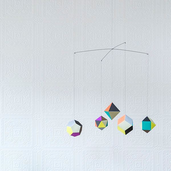turner-tile-white-paintable-textured-vinyl-wallpaper-york-wallcoverings-437-rd80000 - York Wallcoverings Papel pintado