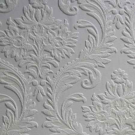High Trad White Paintable Textured Vinyl Wallpaper - York Wallcoverings - 437-RD80027 - York Wallcoverings Wallpaper