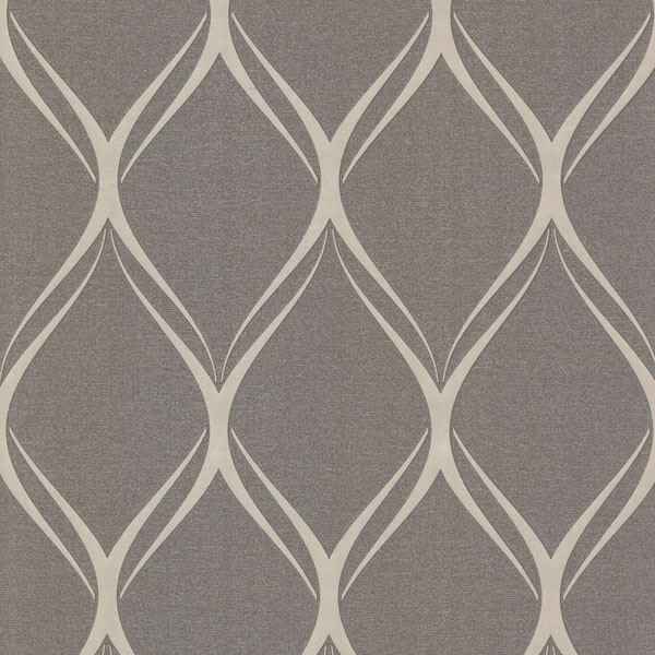 Gustav Brown Geometric Wallpaper - York Wallcoverings - 482-DL31081 - York Wallcoverings Wallpaper