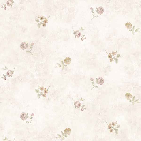 White Leanne - York Wallcoverings - QE14104 - York Wallcoverings Wallpaper