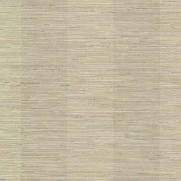 Oakland Pewter Grasscloth Stripe Wallpaper - York Wallcoverings - SRC256015 - York Wallcoverings Wallpaper