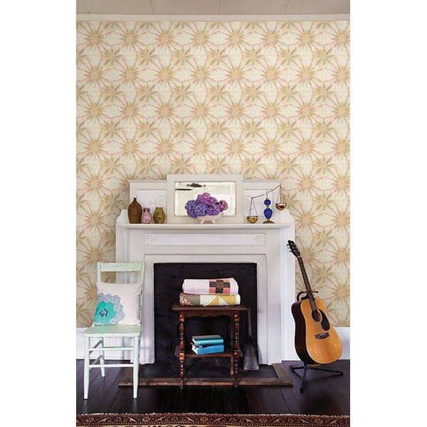iris-pink-shibori-wallpaper-york-wallcoverings-1014-001858 - York Wallcoverings Wallpaper