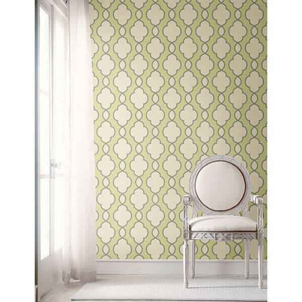Structure Green Chain Link Wallpaper - York Wallcoverings - 2625-21823 - York Wallcoverings Wallpaper