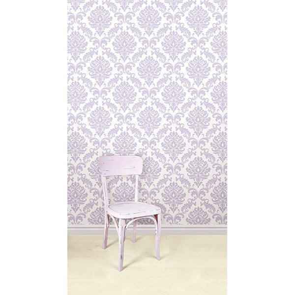 Purple Ariel Peel & Stick Wallpaper - York Wallcoverings - NU1396 - York Wallcoverings Wallpaper
