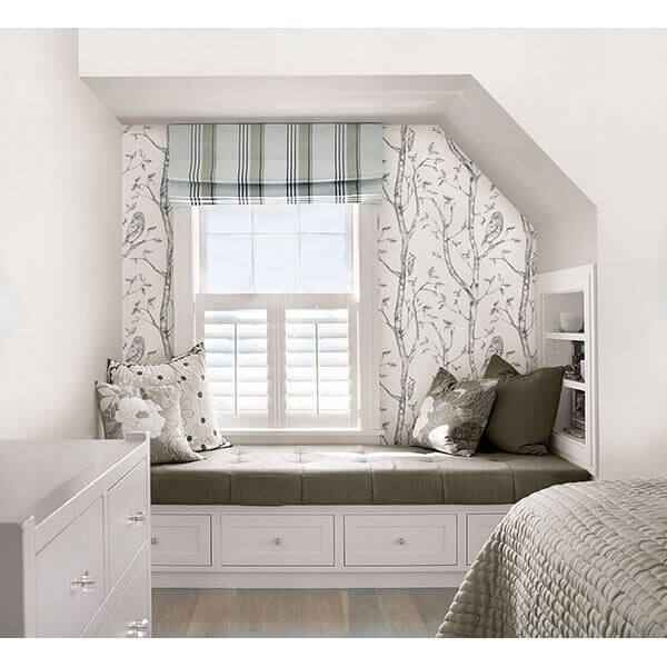 Grey Woods Peel & Stick Wallpaper - York Wallcoverings - NUS1412 - York Wallcoverings Wallpaper