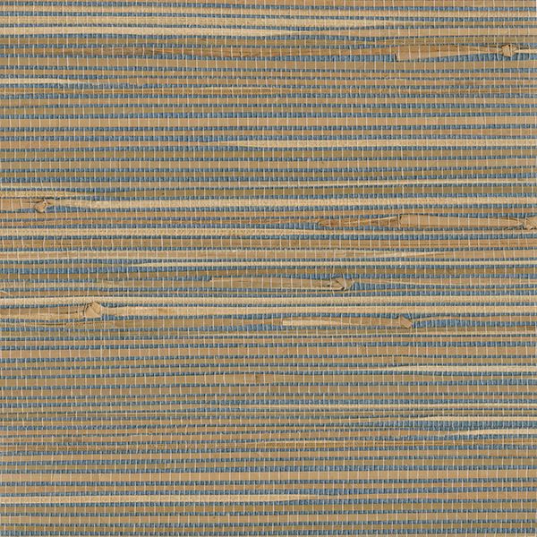 Jissai Mariner Blue Grasscloth Wallpaper - York Wallcoverings - 2693-30270 - York Wallcoverings Wallpaper