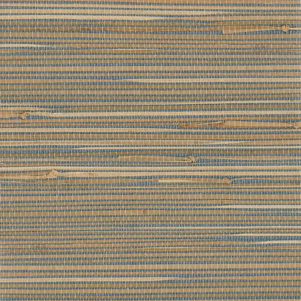 Jissai Mariner Blue Grasscloth Wallpaper - York Wallcoverings - 2693-30270 - York Wallcoverings Wallpaper