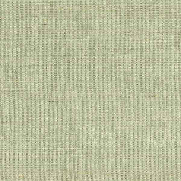 Popun Light Green Sisal Grasscloth Wallpaper - York Wallcoverings - 2693-65416