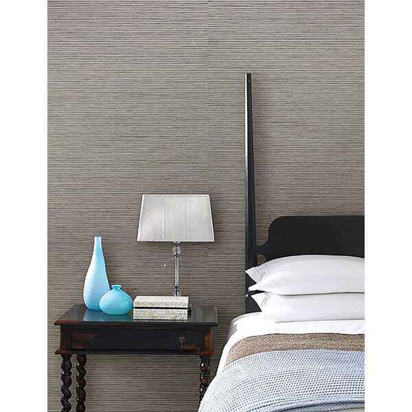 Eva Grey Paper Weave Wallpaper - York Wallcoverings - 2622-30225 - York Wallcoverings Wallpaper