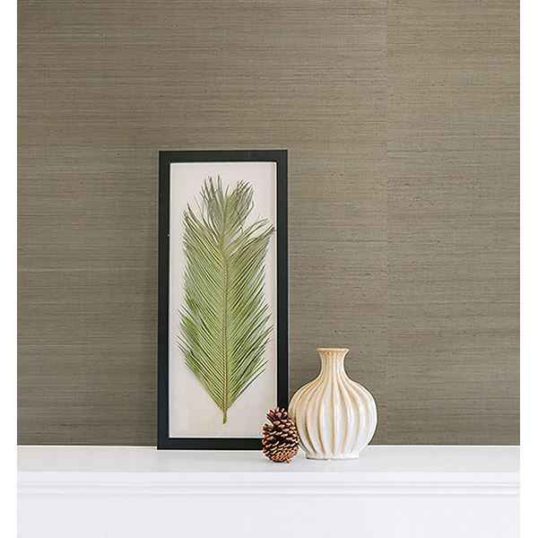 Ruslan Brown Grasscloth - York Wallcoverings - 2622-30233 - York Wallcoverings Wallpaper