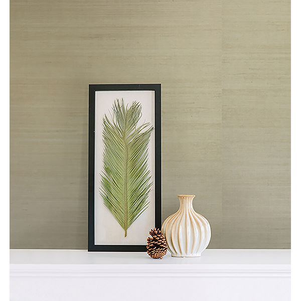 ruslan-grey-grasscloth-wallpaper-york-wallcoverings-2622-30234 - York Wallcoverings Wallpaper