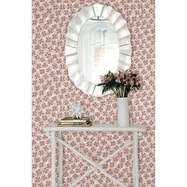 Allison Lavender Floral Wallpaper - York Wallcoverings - 2657-22226 - York Wallcoverings Wallpaper