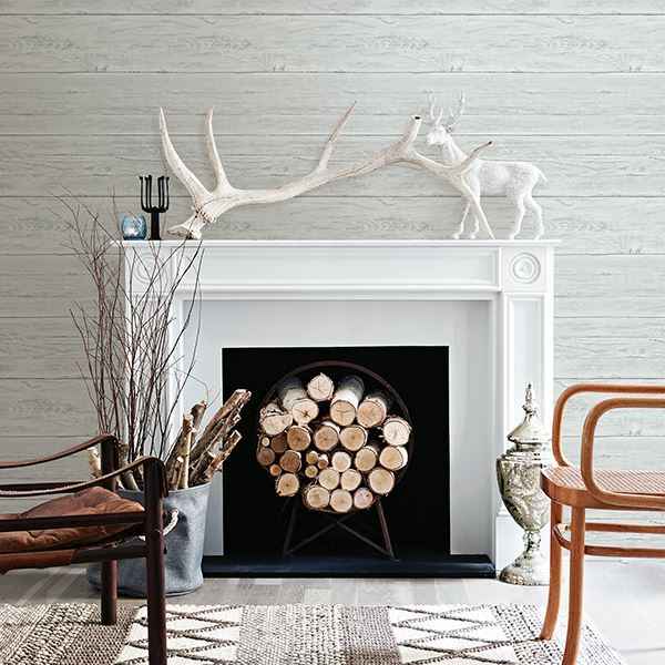 Aqua White Washed Boards Wallpaper - York Wallcoverings - 2701-22325 - York Wallcoverings Wallpaper
