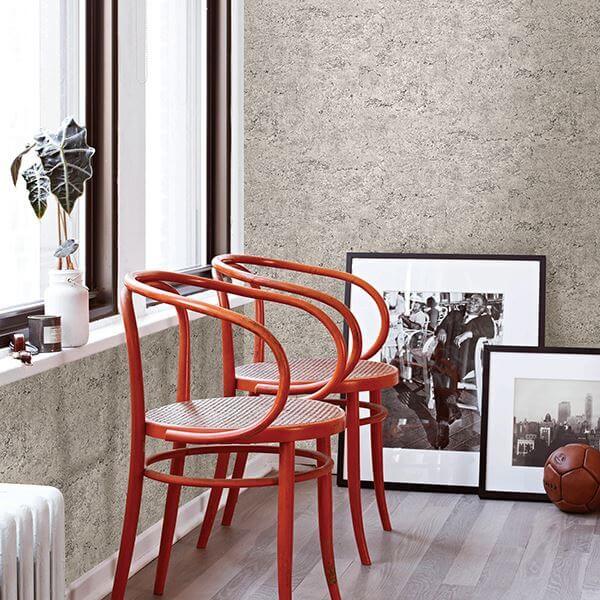 taupe-concrete-rough-wallpaper-york-wallcoverings-2701-22313 - York Wallcoverings Papel pintado