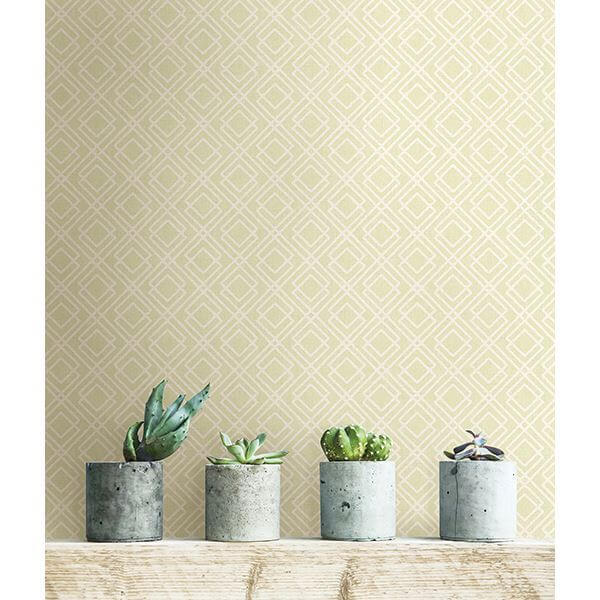lattice-green-milly-wallpaper-york-wallcoverings-2686-22018 - York Wallcoverings Wallpaper
