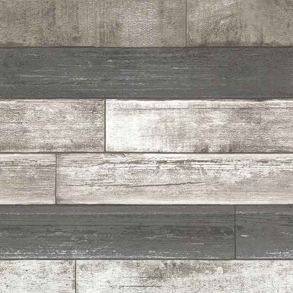 Wood Grey Ashwile Wallpaper - York Wallcoverings - 2686-20198 - York Wallcoverings Wallpaper