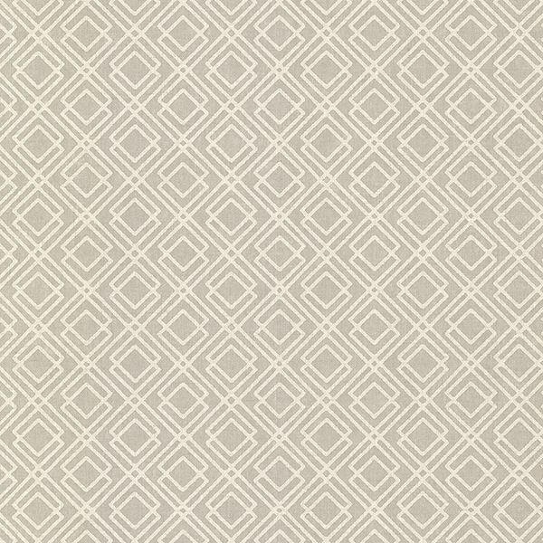 lattice-grey-milly-wallpaper-york-wallcoverings-2686-22022 - York Wallcoverings Wallpaper