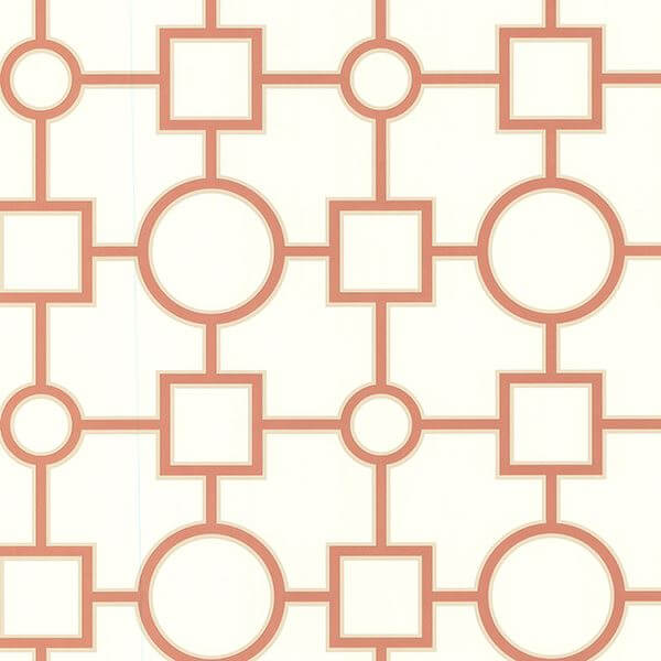 geometric-burnt-sienna-geovine-wallpaper-york-wallcoverings-2686-20278 - York Wallcoverings Papel pintado