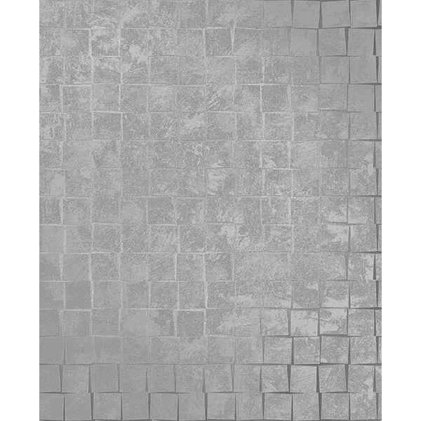 Cubist Silver Geometric Wallpaper - York Wallcoverings - 2683-23000 - York Wallcoverings Wallpaper