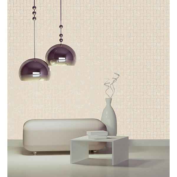 Cubist Taupe Geometric Wallpaper - York Wallcoverings - 2683-23002 - York Wallcoverings Wallpaper