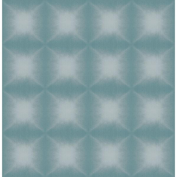 echo-teal-geometric-wallpaper-york-wallcoverings-2671-22435 - York Wallcoverings Papel pintado