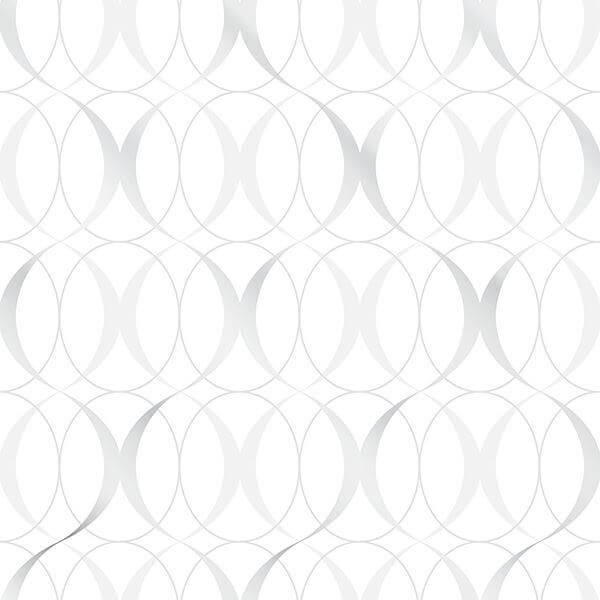 Circulate Light Silver Peel and Stick Wallpaper - York Wallcoverings - NUS1704 - York Wallcoverings Wallpaper