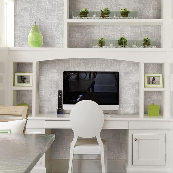 limelight-grey-city-wallpaper-york-wallcoverings-2716-23807 - York Wallcoverings Wallpaper