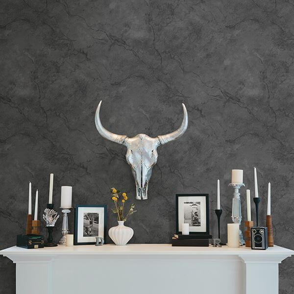 innuendo-black-marble-wallpaper-york-wallcoverings-2716-23811 - York Wallcoverings Papel pintado