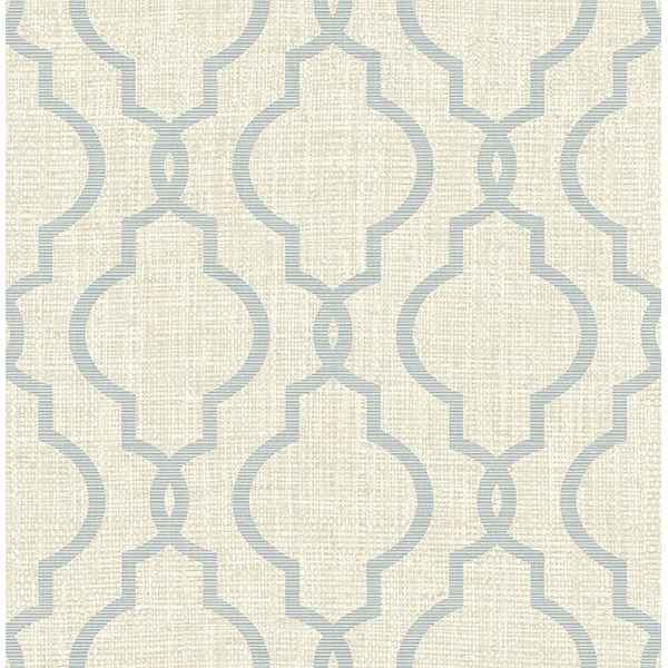 Geometric Grey Quatrefoil Wallpaper - York Wallcoverings - PS41702 - York Wallcoverings Wallpaper
