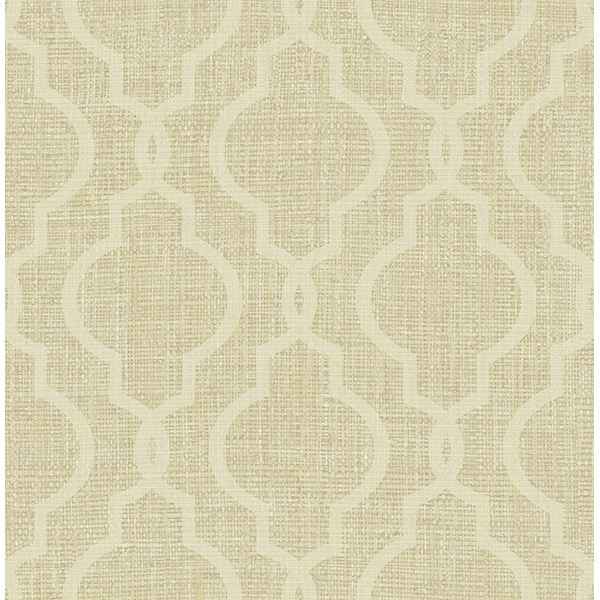 Geometric Gold Quatrefoil Wallpaper - York Wallcoverings - PS41704 - York Wallcoverings Wallpaper
