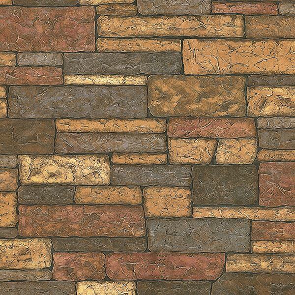 clayton-charcoal-stone-texture-wallpaper-york-wallcoverings-2718-41394 - York Wallcoverings Wallpaper