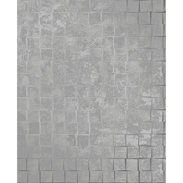 dagmar-silver-medium-squares-wallpaper-york-wallcoverings-2704-23000 - York Wallcoverings Wallpaper