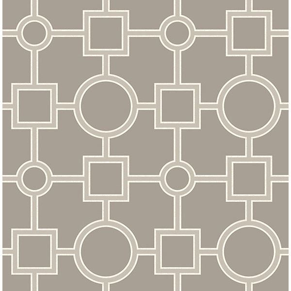 matrix-taupe-geometric-wallpaper-york-wallcoverings-2704-21810 - York Wallcoverings Wallpaper