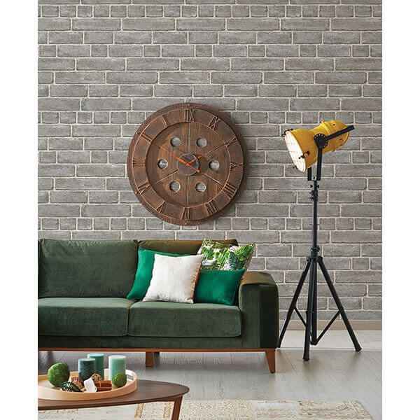 Façade Grey Brick Wallpaper - York Wallcoverings - 2540-24050 - York Wallcoverings Wallpaper