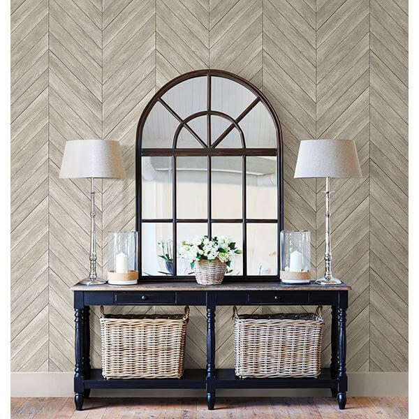 parisian-dove-parquet-wallpaper-york-wallcoverings-2540-24005 - York Wallcoverings Wallpaper
