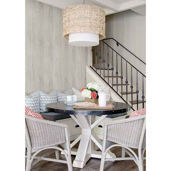 Mapleton Grey Faux Wood Wallpaper - York Wallcoverings - 3113-64228 - York Wallcoverings Wallpaper