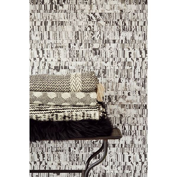 Demi Charcoal Abstract Wallpaper - York Wallcovering