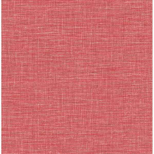 Exhale Coral Faux Grasscloth Wallpaper - York Wallcoverings - 2744-24117 - York Wallcoverings Wallpaper
