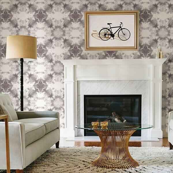 Mysterious Grey Abstract Wallpaper - York Wallcoverings - 2763-24212 - York Wallcoverings Wallpaper