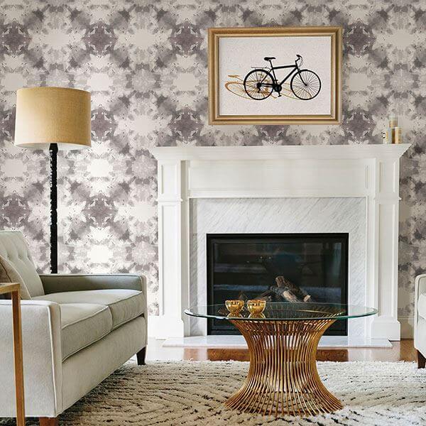 mysterious-grey-abstract-wallpaper-york-wallcoverings-2763-24212 - York Wallcoverings Wallpaper