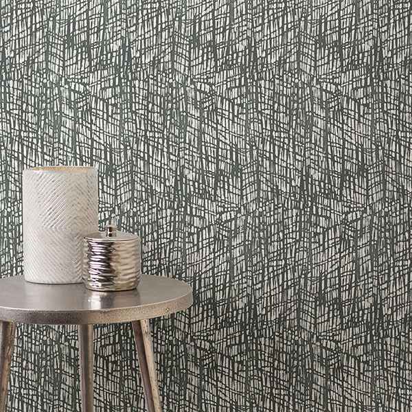 Shimmer Grey Abstract Texture Wallpaper - York Wallcoverings - 2763-24213 - York Wallcoverings Wallpaper