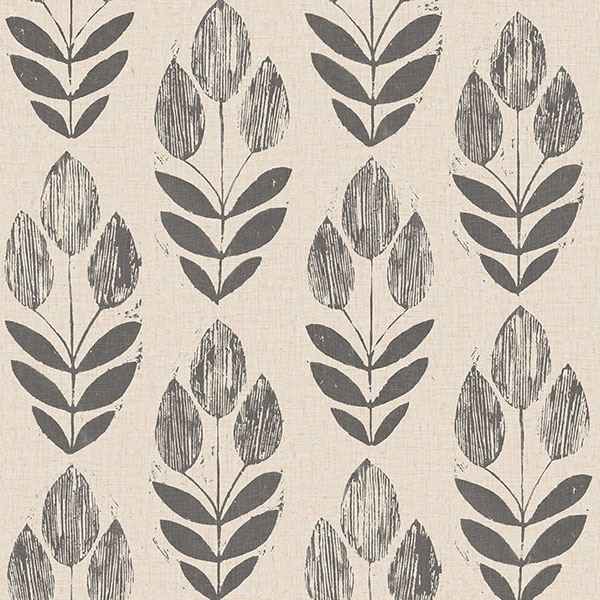Folk Tulip Peel Stick Wallpaper - York Wallcoverings - NUS2459
