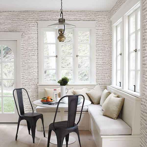 Runes Grey Brushstrokes Wallpaper - York Wallcoverings - 2764-24355 - York Wallcoverings Wallpaper