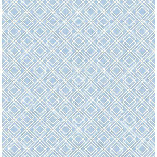 Napa Blue Geometric Wallpaper - York Wallcoverings - 3117-24175 - York Wallcoverings Wallpaper